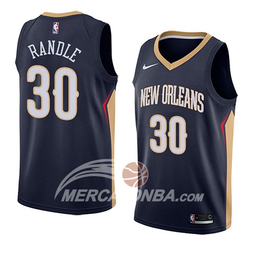 Maglia NBA New Orleans Pelicans Julius Randle Icon 2018 Blu